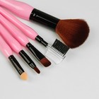 Набор кистей для макияжа, 5 предметов, цвет розовый - Фото 2