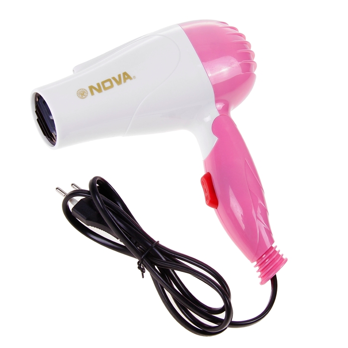 Фен для волос Nova N-658 1000Вт, 2 температурных режима (V220) - Фото 1