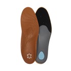 Стельки для обуви, амортизирующие, дышащие, с жёстким супинатором, р-р RU 40 (р-р Пр-ля 40), 26 см, пара, цвет коричневый - Фото 2