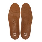Стельки для обуви, амортизирующие, дышащие, с жёстким супинатором, р-р RU 40 (р-р Пр-ля 40), 26 см, пара, цвет коричневый - Фото 3