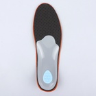 Стельки для обуви, амортизирующие, дышащие, с жёстким супинатором, р-р RU 40 (р-р Пр-ля 40), 26 см, пара, коричневые - Фото 4