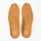 Стельки для обуви, амортизирующие, дышащие, с жёстким супинатором, р-р RU 44 (р-р Пр-ля 44), 28 см, пара, коричневые - Фото 4