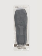 Стельки для обуви, спортивные, универсальные, амортизирующие, дышащие, р-р RU до 47 (р-р Пр-ля до 46), 29.5 см, пара, серые - Фото 4