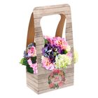 Сумочка для цветов «Поздравляю», 23 × 45 × 13 см - Фото 1