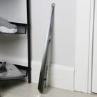 Ложка для обуви Доляна, с кольцом, металлическая, 45×4.5 см, нержавеющая сталь - Фото 1