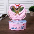 Шкатулка музыкальная механическая "Лебеди" зеркало+фоторамка 6х12 см МИКС 20х15х8 см - Фото 1