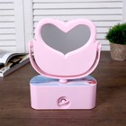 Шкатулка музыкальная механическая "Лебеди" зеркало+фоторамка 6х12 см МИКС 20х15х8 см - Фото 4