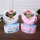 Шкатулка музыкальная механическая "Лебеди" зеркало+фоторамка 6х12 см МИКС 20х15х8 см - Фото 5