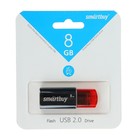 Флешка Smartbuy Click Black, 8 Гб, USB2.0, чт до 25 Мб/с, зап до 15 Мб/с, черная - Фото 5