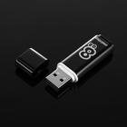 Флешка Smartbuy Glossy series Black, 8 Гб, USB2.0, чт до 25 Мб/с, зап до 15 Мб/с, черная - Фото 4