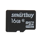 Карта памяти Smartbuy microSD, 16 Гб, SDHC, класс 10 - Фото 1