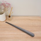 Ложка для обуви Доляна, с кольцом, металлическая, 45×5 см, покрытие антик серебро - Фото 7