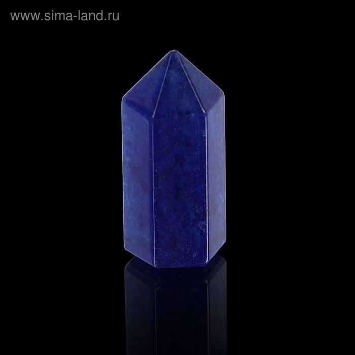 Призма из камня. Голубой кварц от 12х33мм/16г:коробка - Фото 1