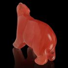 Фигурка медведя от 48х32мм/38г, оранжевый кварц - Фото 2