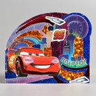 Фреска цветной фольгой "Тачки", стека, блестки 2 гр, БОНУС: наклейки, А5 - Фото 1