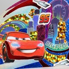 Фреска цветной фольгой "Тачки", стека, блестки 2 гр, БОНУС: наклейки, А5 - Фото 2