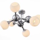 Люстра EDIFICIO 6x60Вт Е27 хром 70x70x38см - Фото 2