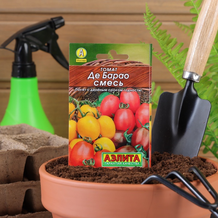 Семена Томат Де Барао Лидер, смесь,индетерминантный,высокорослый, 0,2 г ,