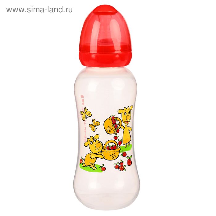 Бутылочка для кормления эргономичной формы, с антивакуумным клапаном, 250 мл, от 0 мес. - Фото 1