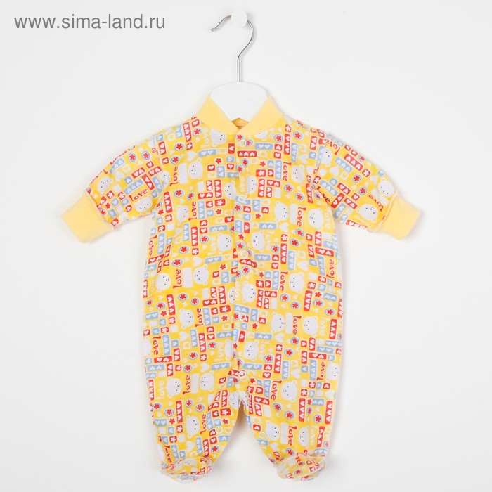 Комбинезон, рост 80 см, цвет МИКС Км-252-01_М - Фото 1