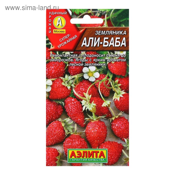 Семена Земляника "Али Баба" ремонтантная, 0,04 г - Фото 1