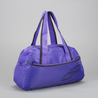 Сумка спортивная, отдел на молнии, наружный карман, цвет фиолетовый