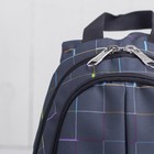 Рюкзак детский на молнии, 2 отдела, наружный карман, цвет тёмно-серый - Фото 4