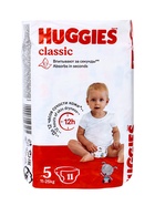 Подгузники HUGGIES Classic (11-25 кг), 11шт - Фото 1
