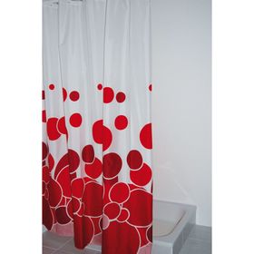 Штора для ванных комнат Kani, цвет красный