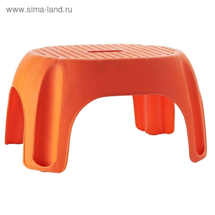 Табурет в ванну Promo, цвет оранжевый - Фото 1