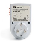 Таймер розеточный TDM ТРМ-01, 16 А, 24 ч, шаг 30 мин, механический - Фото 3