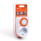 Таймер розеточный TDM ТРМ-01, 16 А, 24 ч, шаг 30 мин, механический - Фото 4