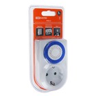 Таймер розеточный TDM ТРМ-01, 16 А, 24 ч, шаг 30 мин, механический - Фото 6