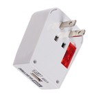 Тревел-адаптер TDM, 100-250 В, 3 A, 5 в 1, c USB-зарядкой 1000 мА, белый, SQ1806-0044 - Фото 7
