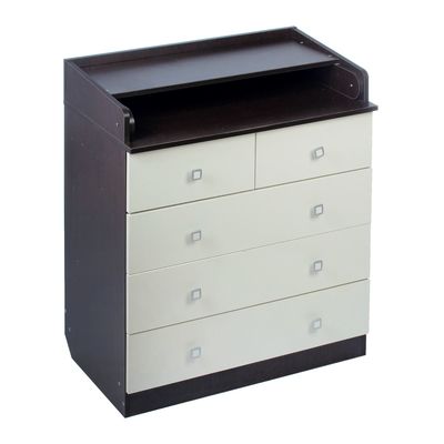 Комод детский пеленальный «Фея 1780», 5 выдвижных ящиков, цвет венге/белый