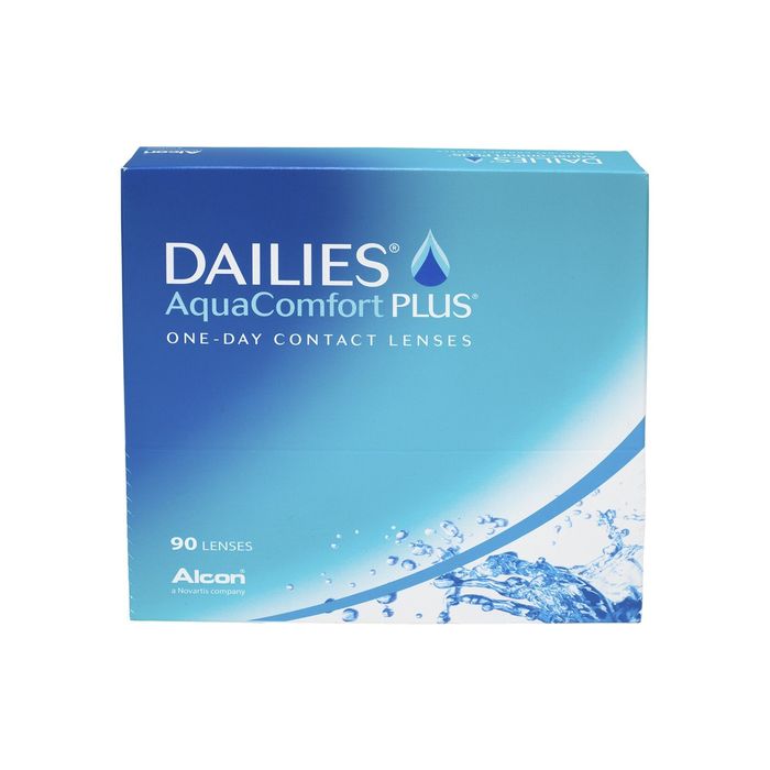 Контактные линзы Focus Dailies AquaComfort+, +2.5/8,7, в наборе 90шт