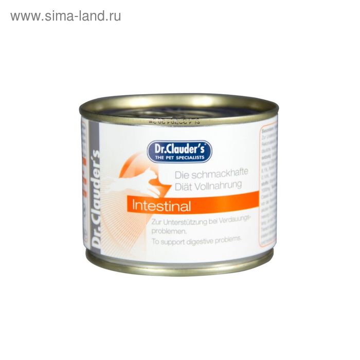 Влажный корм Dr.Clauder's для кошек, диета для кишечника, ж/б, 200 г. - Фото 1