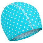 Шапочка для плавания взрослая ONLYTOP, тканевая, обхват 48 см, цвета МИКС - Фото 3