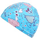 Шапочка для плавания взрослая ONLYTOP, тканевая, обхват 48 см, цвета МИКС - Фото 22