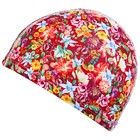 Шапочка для плавания взрослая ONLYTOP, тканевая, обхват 48 см, цвета МИКС - Фото 25