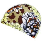 Шапочка для плавания взрослая ONLYTOP, тканевая, обхват 48 см, цвета МИКС - Фото 26