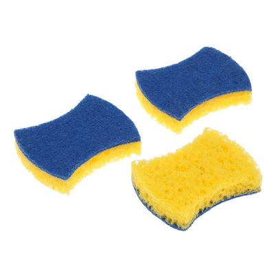 Набор губок кухонных «Антибактериальные», 11×7×3 см, 3 шт, цвет МИКС