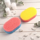 Губка для тела «ЧистоДел», 16×10×4,5 см, цвет МИКС - Фото 4