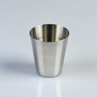 Стопка Мастер К, 30 мл, 4×3.5 см, нержавеющая сталь - Фото 1