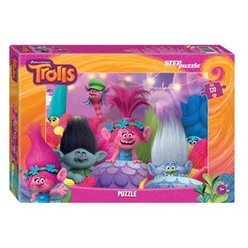 Пазлы Trolls, 120 элементов, МИКС 2174639