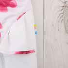 Конверт-трансформер для девочки, рост 62 см, цвет белый, принт розы - Фото 7