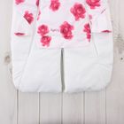 Конверт-трансформер для девочки, рост 62 см, цвет белый, принт розы - Фото 8