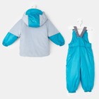 Комплект детский (куртка и полукомбинезон), рост 74 см, цвет индиго - Фото 4