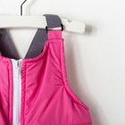 Комплект для девочки (куртка и полукомбинезон), рост 74 см, цвет розовый - Фото 4