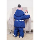 Комплект для девочки (куртка и полукомбинезон), рост 74 см, цвет синий - Фото 5